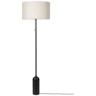 GUBI - Gravity Golvlampa Svart Stål/Canvas