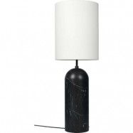 GUBI - Gravity XL High Golvlampa Black Marble/White