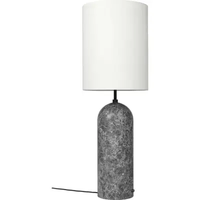 GUBI - Gravity XL High Golvlampa Grey Marble/White