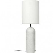 GUBI - Gravity XL High Golvlampa White Marble/White