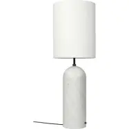 GUBI - Gravity XL High Golvlampa White Marble/White
