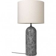 GUBI - Gravity XL Low Golvlampa Grey Marble/Canvas