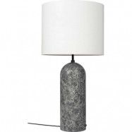 GUBI - Gravity XL Low Golvlampa Grey Marble/White