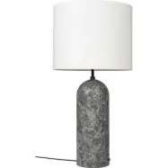 GUBI - Gravity XL Low Golvlampa Grey Marble/White
