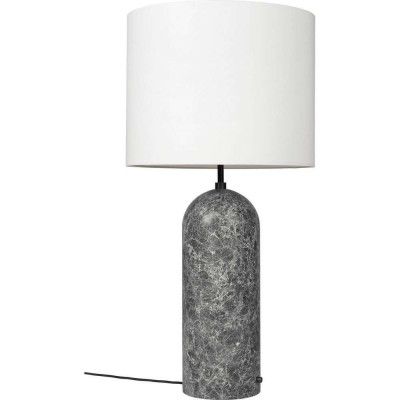 GUBI - Gravity XL Low Golvlampa Grey Marble/White