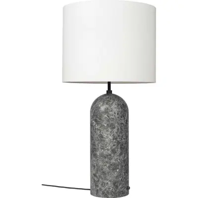 GUBI - Gravity XL Low Golvlampa Grey Marble/White