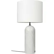 GUBI - Gravity XL Low Golvlampa White Marble/White