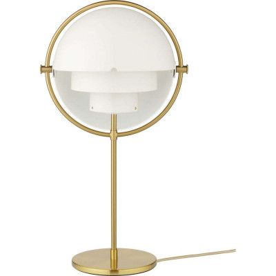 GUBI - Multi-Lite Bordslampa Brass/White