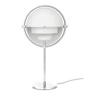 GUBI - Multi-Lite Bordslampa Chrome/White