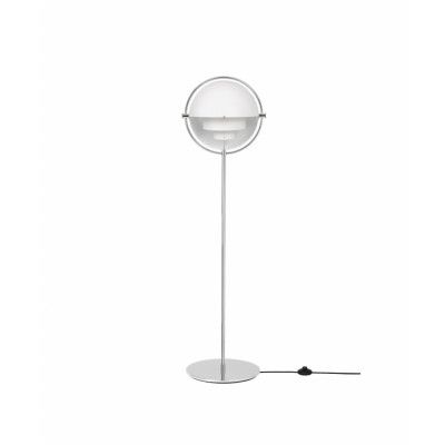 GUBI - Multi-Lite Golvlampa Krom/Vit