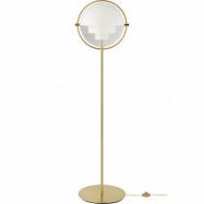 GUBI Multi-Lite golvlampa Mässing-vit