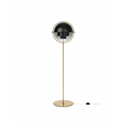 GUBI - Multi-Lite Golvlampa Mässing/Svart