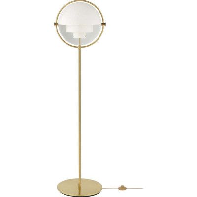 GUBI - Multi-Lite Golvlampa Shiny Brass/White
