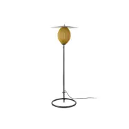 GUBI - Satellite utomhusgolvlampa Mustard Gold/Black