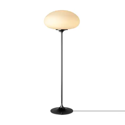 GUBI - Stemlite golvlampa, svart-krom, höjd 110 cm, dimbar