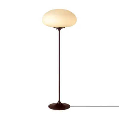 GUBI - Stemlite golvlampa, svart-röd, höjd 110 cm, dimbar