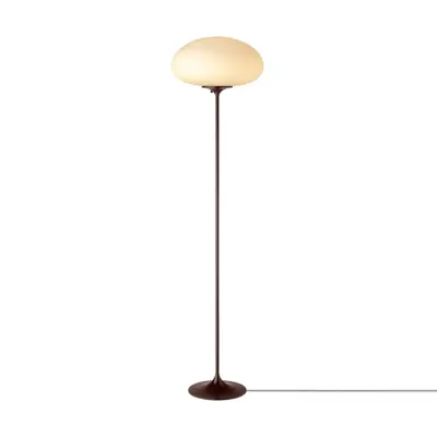 GUBI - Stemlite golvlampa, svart-röd, höjd 150 cm, dimbar