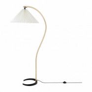 GUBI Timberline golvlampa Oak-birch-white
