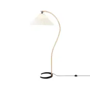 GUBI - Timberline Golvlampa White/Oak/Birch