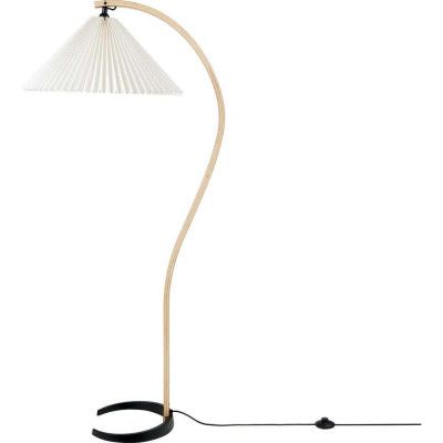 GUBI - Timberline Golvlampa White/Oak/Birch