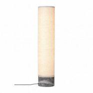 GUBI Unbound golvlampa 80 cm Kanvas-grå marmor