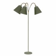 Haga golvlampa trearmad, gröngrå 140cm