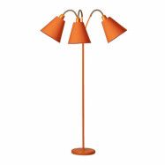 Haga golvlampa trearmad, orange 140cm