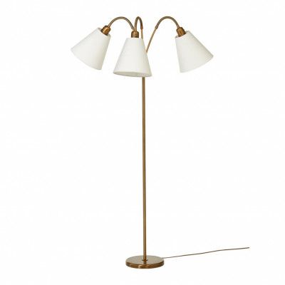 Haga golvlampa trearmad, oxid 140cm