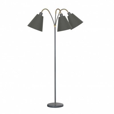 Haga golvlampa trearmad, tältgrå 140cm