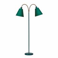 Haga golvlampa tvåarmad, grön 140cm