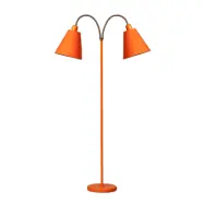 Haga golvlampa tvåarmad, orange 140cm