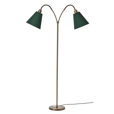 Haga golvlampa tvåarmad, oxid 140cm