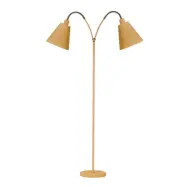 Haga golvlampa tvåarmad, sand 140cm