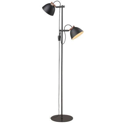 Halo Design - Århus 2 Golvlampa Black/Wood