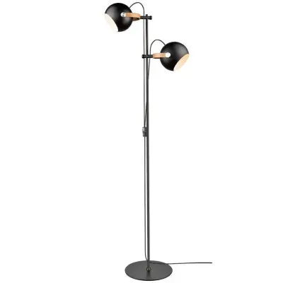 Halo Design - D.C Golvlampa 2L Ø18 Black/Oak