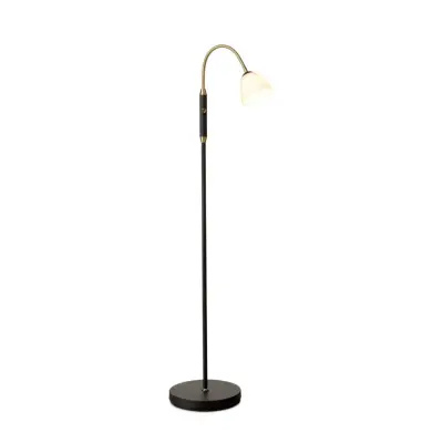 Halo Design Lucid LED-golvlampa 1 L Opal-Antik