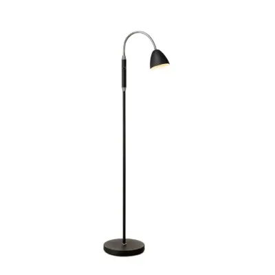 Halo Design Room Golvlampa 1L Svart/Krom