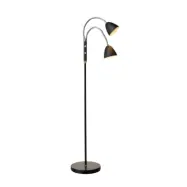 Halo Design Room Golvlampa 2L Svart/Krom