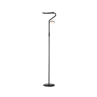 Halo Design - Slim Uplight Golvlampa Svart