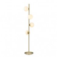 Halo Design - Twist 4 Golvlampa Opal/Brass Halo Design