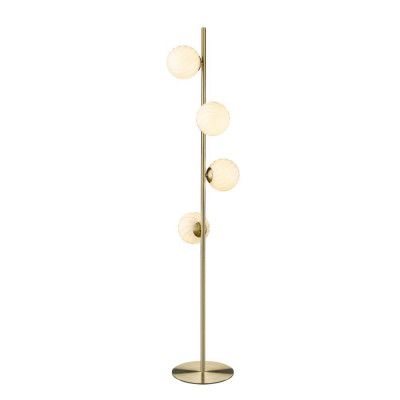 Halo Design - Twist 4 Golvlampa Opal/Brass Halo Design