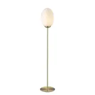 Halo Design - Twist Oval Golvlampa Opal/Brass