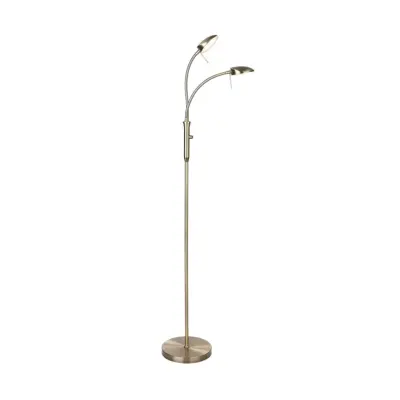 Halo Design VEGAS Golvlampa LED 7W 2L Antik Messing