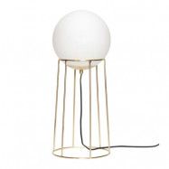 Hübsch - Balance Golvlampa L Brass/White