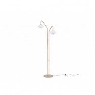 Hübsch - Como Golvlampa Beige
