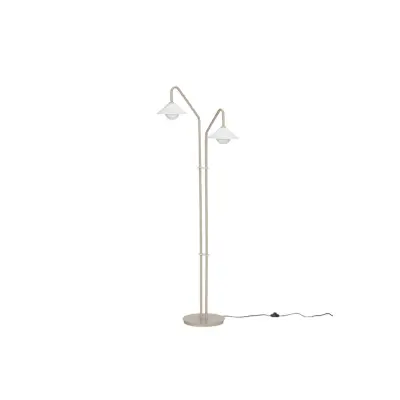 Hübsch - Como Golvlampa Beige