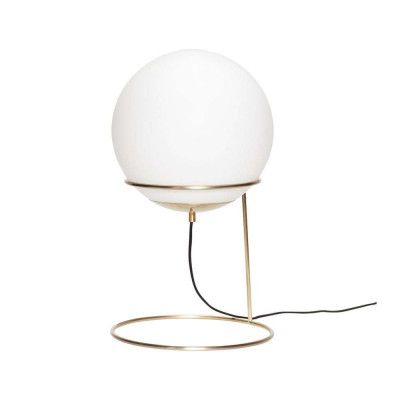 Hübsch - Balance Golvlampa S Brass/White