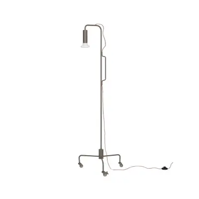 Hübsch - Ido Golvlampa Brun