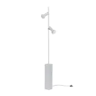 SET golvlampa ljusgrå, höjd 160 cm, 2 lampor – Hübsch - Vardagsrum - Modern - Metall - Med flera ljuskällor
