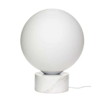 Hübsch - Sphere Golvlampa Marble/Opal